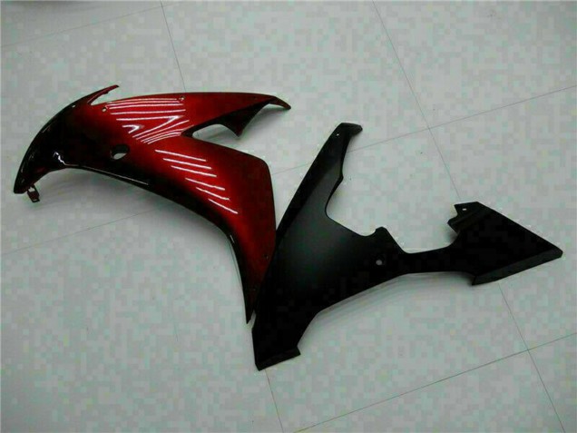 Carenados Moto Yamaha YZF R1 2004-2006 - Rojo Granate Negro Mate