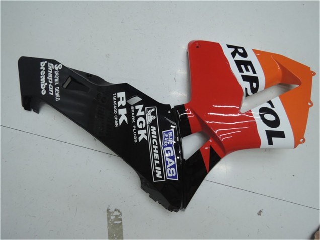 Kits Carenado Moto Honda CBR600RR 2003-2004 - Naranja Blanco Rojo Negro Brillante Repsol