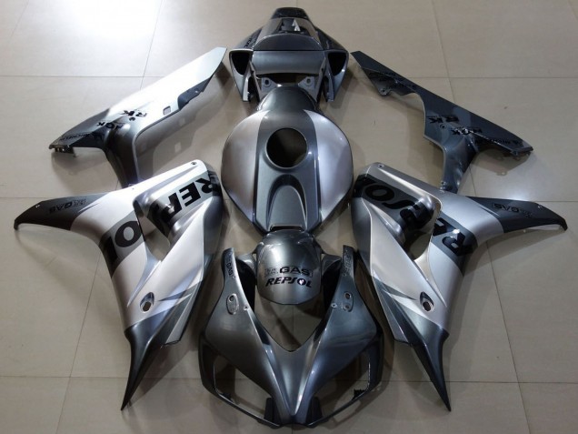 Carenados Moto Honda CBR1000RR 2006-2007 - Plata Gris Negro Repsol