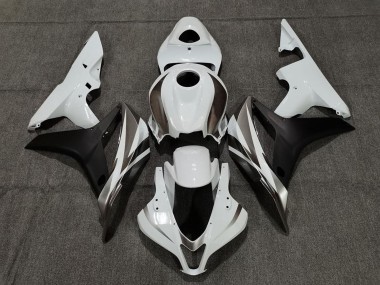 Carenados Moto Honda CBR600RR 2007-2008 - Blanco Negro Mate