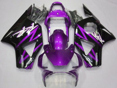 Carenado Moto Honda CBR954RR 2002-2003 - Púrpura Negro Brillante