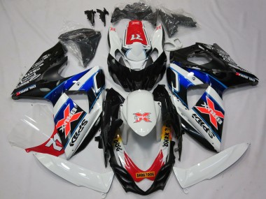 Carenados Moto Suzuki GSXR 1000 2009-2016 - Blanco Azul Rojo Negro X