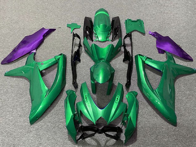 Carenados Moto Suzuki GSXR 600 / GSXR 750 2008-2010 - Verde Púrpura