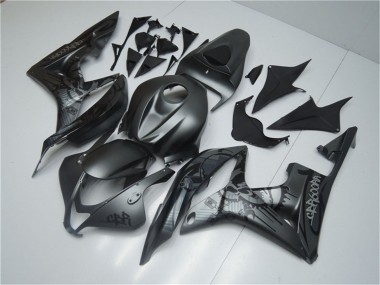 Carenados Moto Honda CBR600RR 2007-2008 - Negro Mate Graffiti