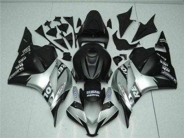 Carenados Moto Honda CBR600RR 2009-2012 - Plata Negro Mate Repsol