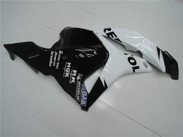 Carenado Moto Honda CBR600RR 2009-2012 - Blanco Negro Brillante Repsol