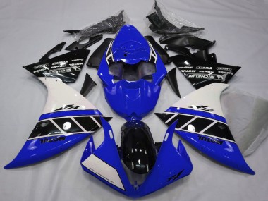 Carenados Moto Yamaha R1 2012-2014 - Blanco Azul Negro Brillante
