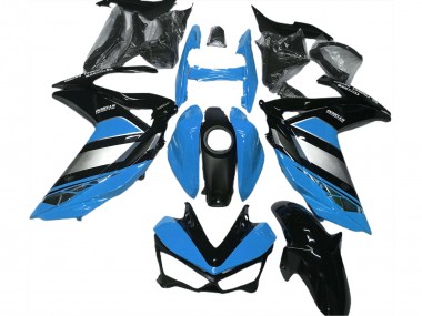 Carenados Moto Yamaha R3 2015-2018 - Azul Plata Negro Brillante Yamalube