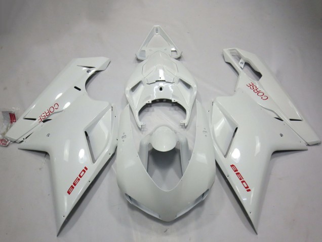 Carenados Moto Ducati 1098 2007-2014 - Blanco Corse