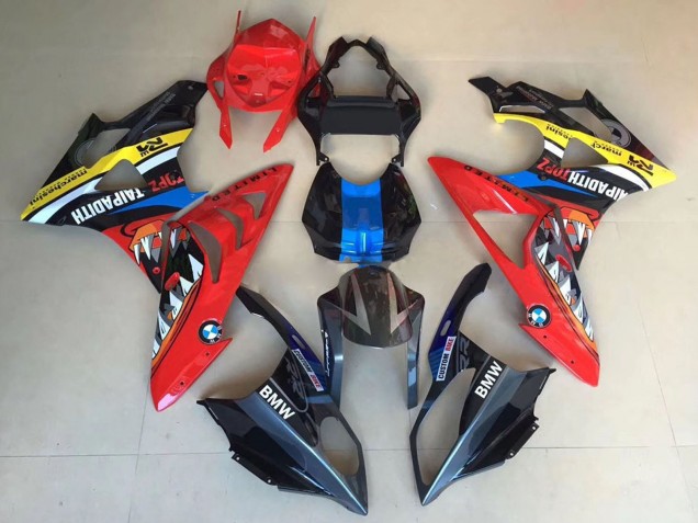 Carenados Moto BMW S1000RR 2009-2014 - Amarillo Azul Rojo Negro Tiburón
