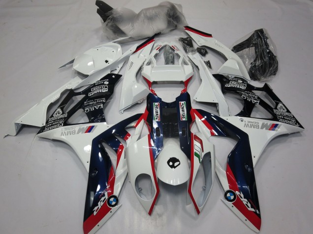 Carenados Moto BMW S1000RR 2015-2016 - Blanco Rojo Azul Negro Brillante
