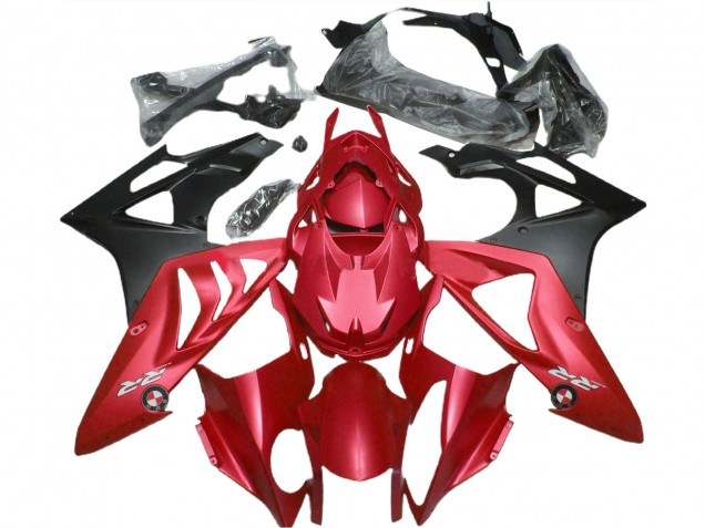 Carenado Moto BMW S1000RR 2009-2014 - Rojo Negro Mate
