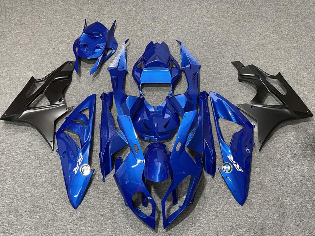 Carenados Moto BMW S1000RR 2009-2014 - Azul Negro Mate