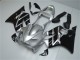 Carenado Moto Honda CBR600 F4i 2001-2003 - Plata Negro Brillante