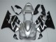 Carenado Moto Honda CBR600 F4i 2001-2003 - Plata Negro Brillante