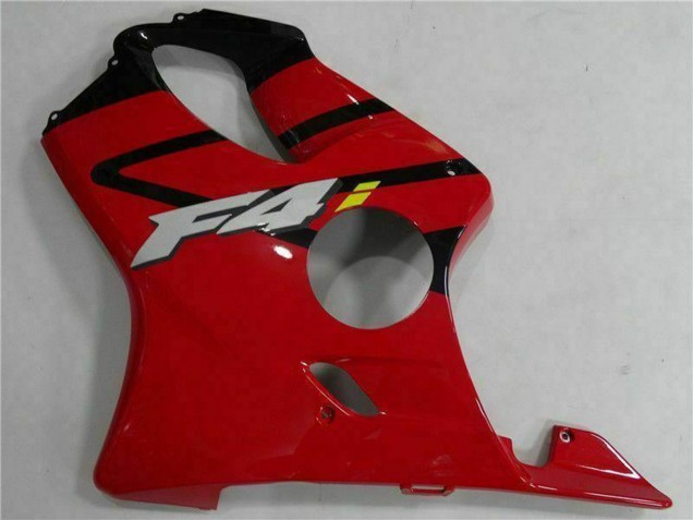 Carenado Moto Honda CBR600 F4i 2004-2007 - Rojo Negro Brillante