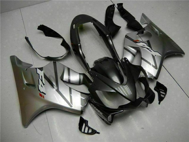 Carenados Moto Honda CBR600 F4i 2004-2007 - Plata Negro Mate