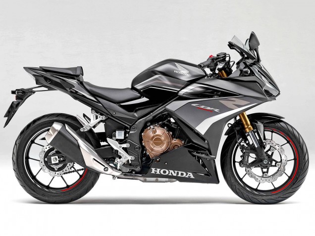 Carenados Moto Honda CBR400R 2022 - Blanco Negro Mate
