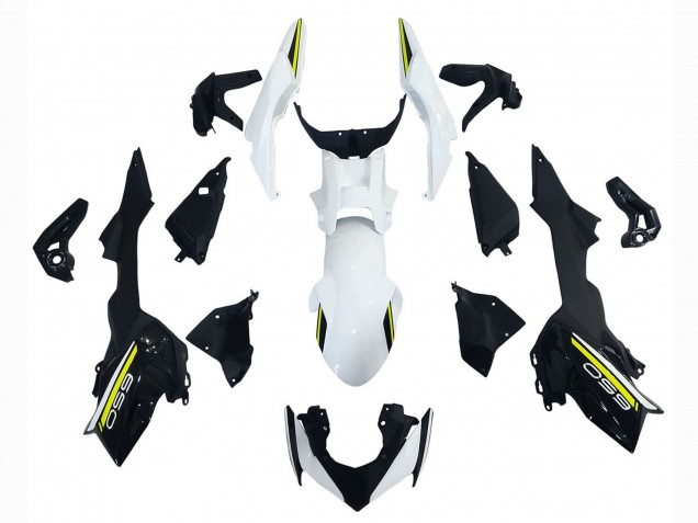 Carenados Moto Kawasaki Ninja Z650 2020-2025 - Blanco Negro Verde