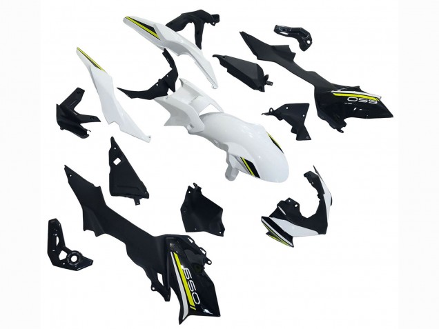 Carenados Moto Kawasaki Ninja Z650 2020-2025 - Blanco Negro Verde