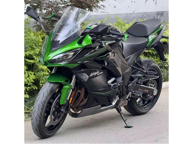 Carenados Moto Kawasaki Z1000SX 2020-2025 - Negro Gris Verde Ninja