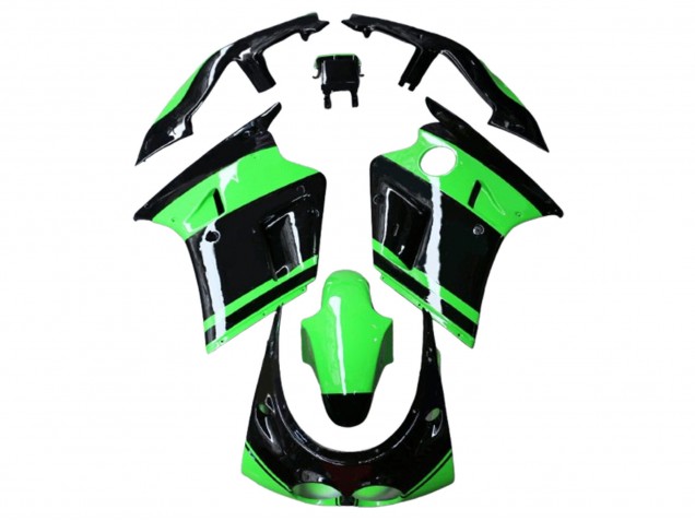Carenados Moto Kawasaki ZXR250 1989-1990 - Verde Negro Brillante