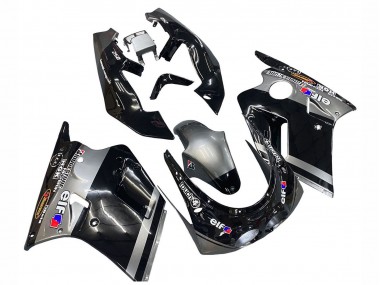 Carenados Moto Kawasaki ZXR250 1989-1990 - Negro Brillante Gris Elf Touch4 Bridgestone