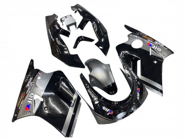Carenados Moto Kawasaki ZXR250 1989-1990 - Negro Brillante Gris Elf Touch4 Bridgestone