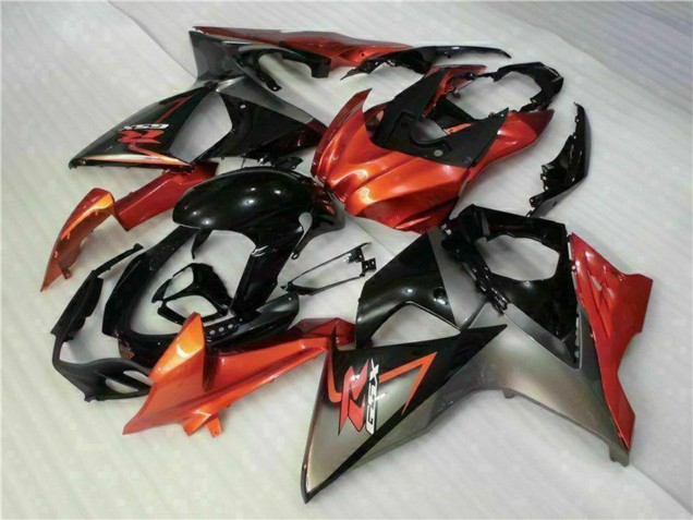 Carenados Moto Suzuki GSXR 1000 2009-2016 - Naranja Negro Brillante