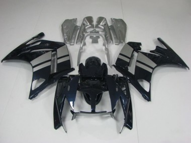 Carenados Moto Yamaha FJR1300 2001-2006 - Negro Brillante Plata