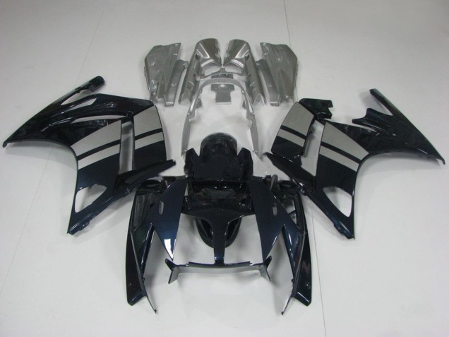 Carenados Moto Yamaha FJR1300 2001-2006 - Negro Brillante Plata
