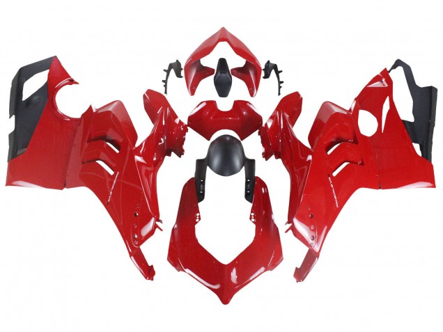 Carenado Moto Ducati Panigale V4 V4S 2020-2021 - Rojo Negro Mate