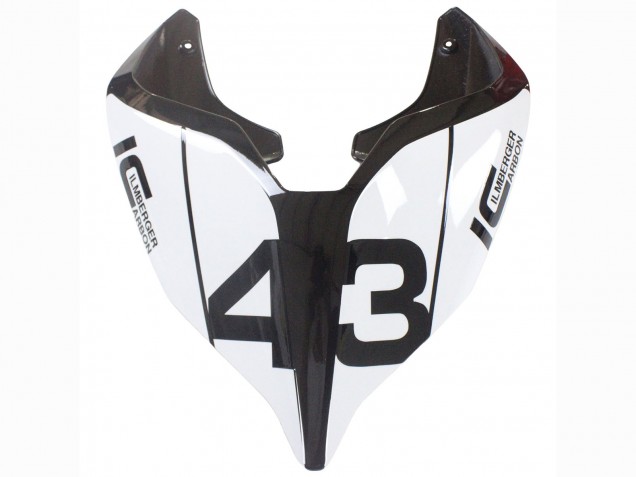 Carenados Moto Ducati Panigale V4 V4S 2020-2021 - Amarillo Blanco Negro Brillante