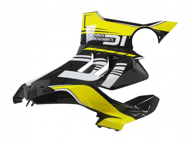 Carenados Moto Ducati Panigale V4 V4S 2020-2021 - Amarillo Blanco Negro Brillante