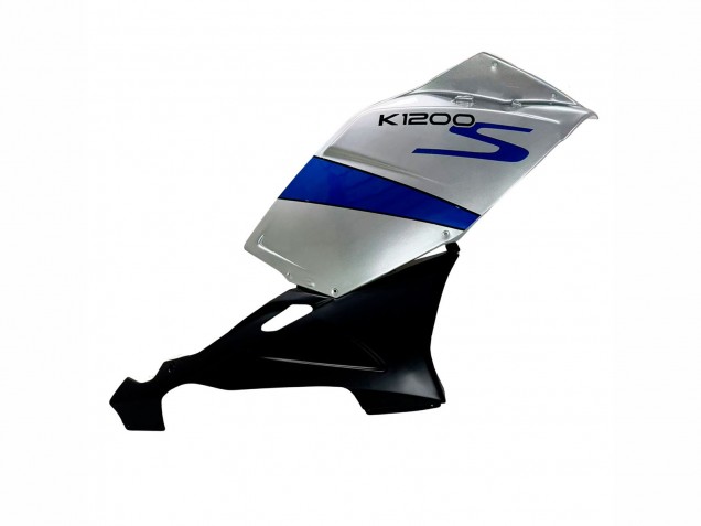 Carenado Moto BMW K1200S 2005-2010 - Plata Azul Negro