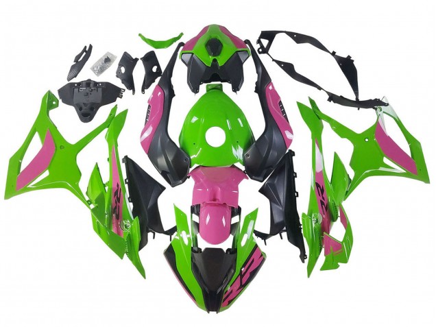Carenados Moto BMW S1000RR 2023-2024 - Rosa Verde Negro