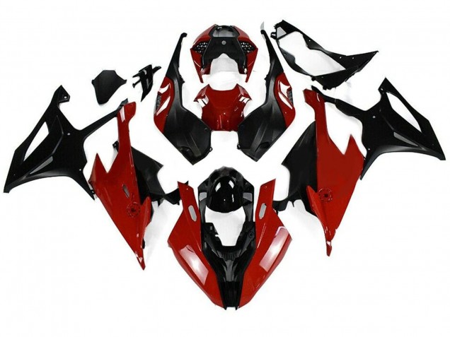 Kits Carenado Moto BMW S1000RR 2019-2022 - Negro Rojo