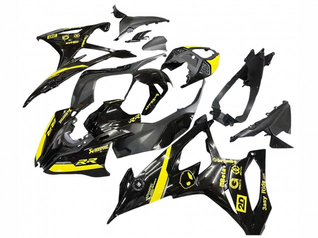 Carenados Moto BMW S1000RR 2019-2022 - Negro Brillante Amarillo