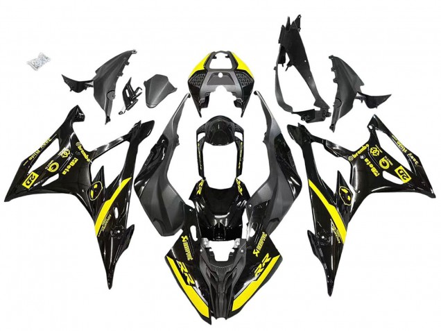 Carenados Moto BMW S1000RR 2019-2022 - Negro Brillante Amarillo