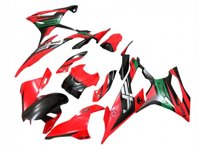 Carenados Moto BMW S1000RR 2019-2022 - Rojo Negro Verde