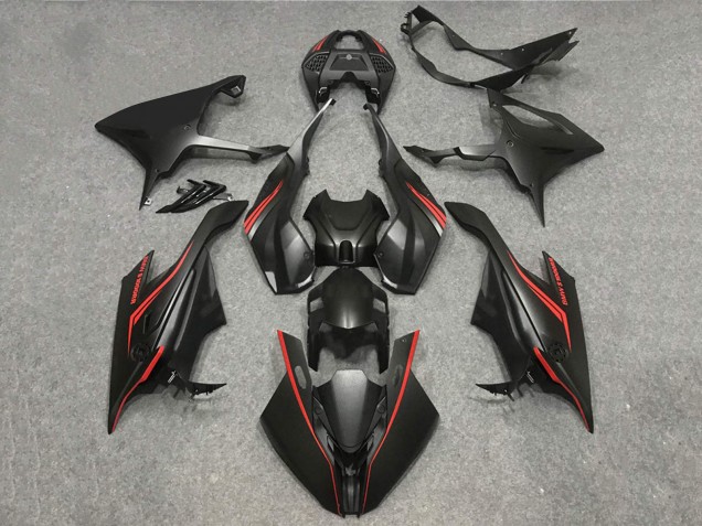 Carenados Moto BMW S1000RR 2019-2022 - Negro Mate Rojo