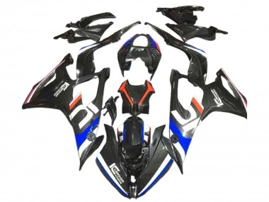 Carenados Moto BMW S1000RR 2019-2022 - Negro Blanco Azul FibraCarbono