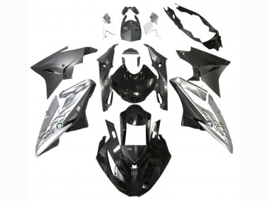 Carenado Moto BMW S1000RR 2017-2018 - Plata Negro