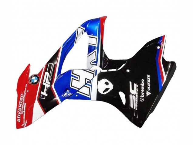 Kits Carenados Moto BMW S1000RR 2017-2018 - Blanco Azul Rojo Negro Brillante