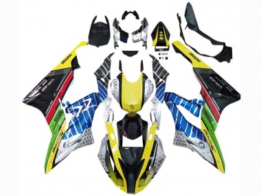 Carenados Moto BMW S1000RR 2017-2018 - Amarillo Azul Rojo Verde Negro VR
