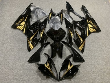 Carenados Moto BMW S1000RR 2015-2016 - Negro Brillante Oro