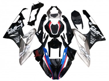 Carenado Moto BMW S1000RR 2015-2016 - Plata Rojo Azul Negro