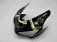 Carenados Moto Kawasaki ZX6R 2005-2006 - Negro Brillante Blanco Oro Lucky Strike