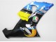Carenados Moto Kawasaki ZX6R 2005-2006 - Azul Amarillo Negro Tiburón