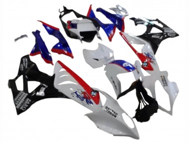 Carenados ABS BMW S1000RR 2009-2014 - Blanco Rojo Azul Negro Brillante